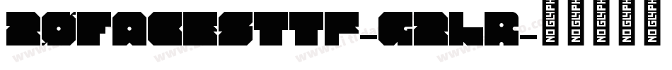 20Facesttf-g2lR字体转换