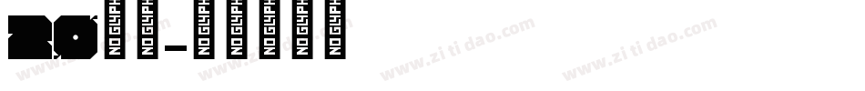 20周年字体转换