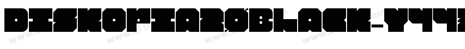 Diskopia20Black-y443字体转换