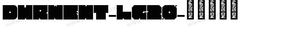 Durwent-lg20字体转换