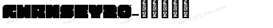 Gurnsey20字体转换