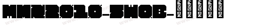 Mmx2010-5WqB字体转换