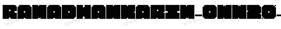 Ramadhankarim-oww20字体转换