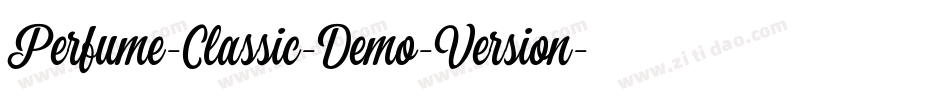 Perfume-Classic-Demo-Version字体转换