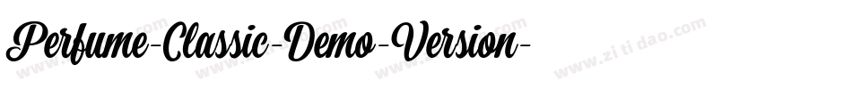 Perfume-Classic-Demo-Version字体转换