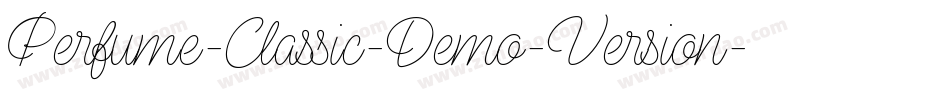 Perfume-Classic-Demo-Version字体转换