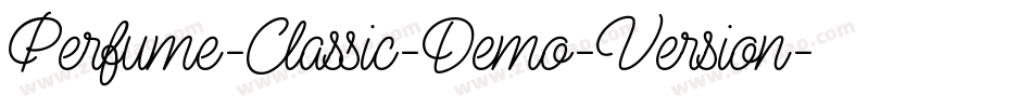 Perfume-Classic-Demo-Version字体转换