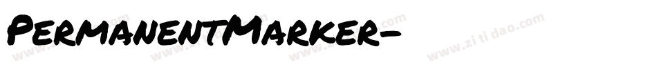 PermanentMarker字体转换