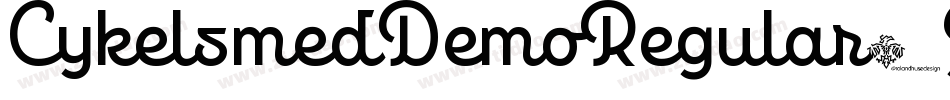 CykelsmedDemoRegular-JzDM字体转换