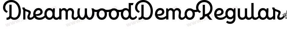 DreamwoodDemoRegular-Zj3q字体转换