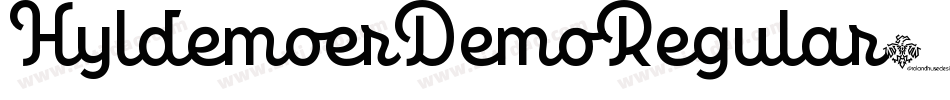 HyldemoerDemoRegular-YdeL字体转换