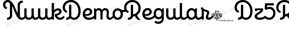 NuukDemoRegular-Dz5R字体转换 NuukDemoRegular-Dz5R字体转换