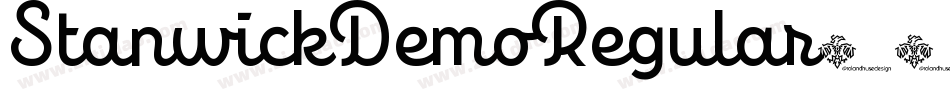 StanwickDemoRegular字体转换