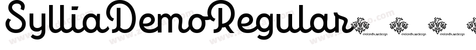 SylliaDemoRegular字体转换