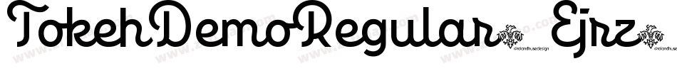 TokehDemoRegular-Ejrz字体转换
