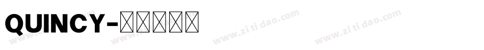 Quincy字体转换
