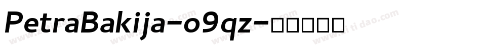 PetraBakija-o9qz字体转换