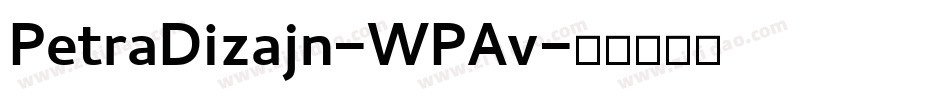 PetraDizajn-WPAv字体转换