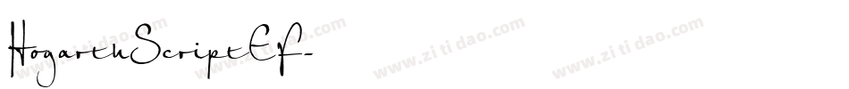 HogarthScriptEF字体转换