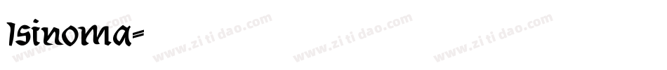 1sinoma字体转换