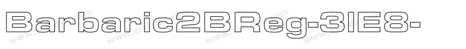 Barbaric2BReg-3lE8字体转换