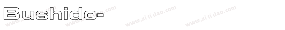 Bushido字体转换