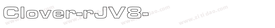 Clover-rJV8字体转换