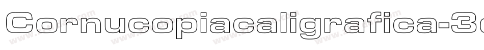 Cornucopiacaligrafica-3oD8字体转换