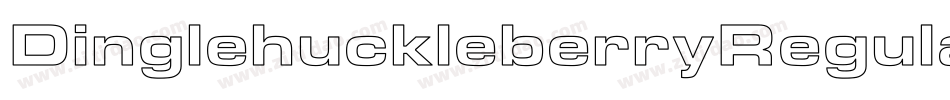 DinglehuckleberryRegular-rqn8字体转换