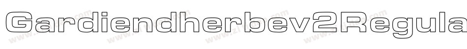 Gardiendherbev2Regular-3wL8字体转换