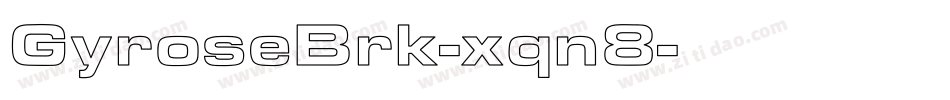 GyroseBrk-xqn8字体转换