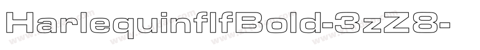HarlequinflfBold-3zZ8字体转换