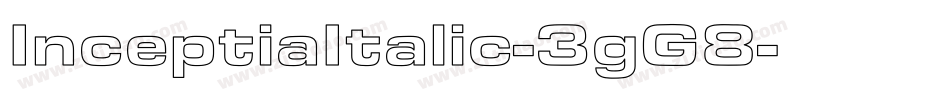 InceptiaItalic-3gG8字体转换