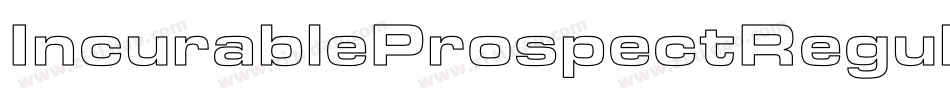 IncurableProspectRegular-2zg8字体转换