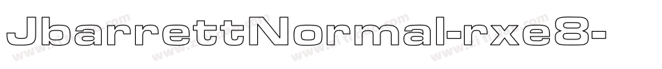 JbarrettNormal-rxe8字体转换