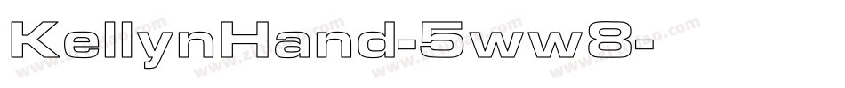 KellynHand-5ww8字体转换