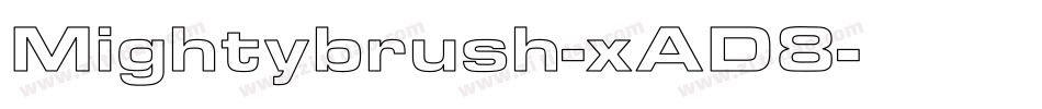 Mightybrush-xAD8字体转换