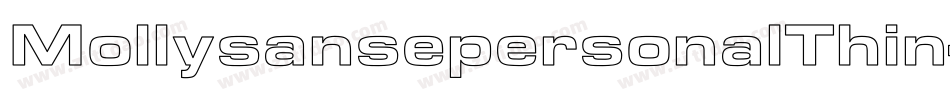 MollysansepersonalThin-BZV8字体转换