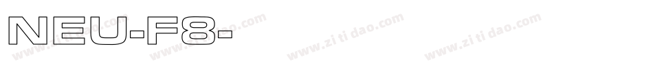 NEU-F8字体转换