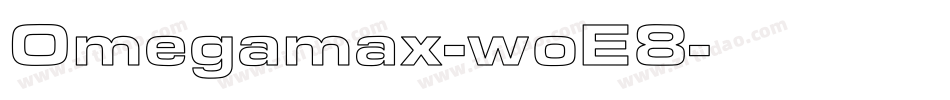 Omegamax-woE8字体转换