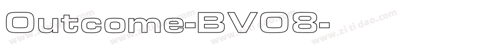 Outcome-BVO8字体转换
