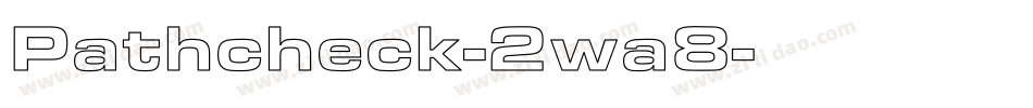 Pathcheck-2wa8字体转换
