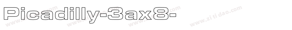 Picadilly-3ax8字体转换