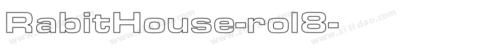 RabitHouse-rol8字体转换