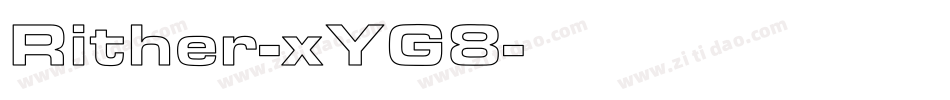 Rither-xYG8字体转换
