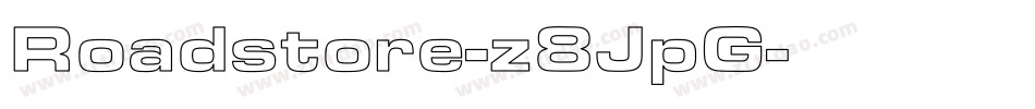 Roadstore-z8JpG字体转换
