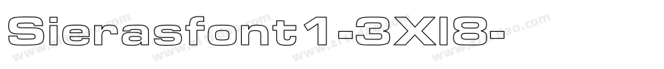 Sierasfont1-3Xl8字体转换