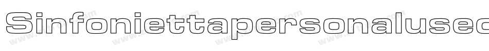 Sinfoniettapersonaluseonly-w1lA8字体转换