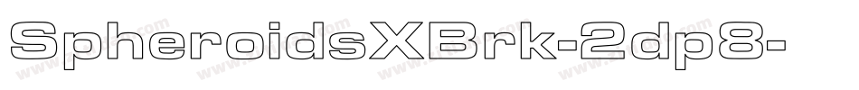 SpheroidsXBrk-2dp8字体转换