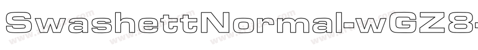 SwashettNormal-wGZ8字体转换